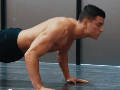 Flexed Neck push-up
