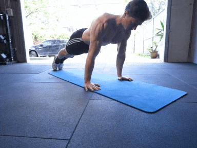 Tiger bend push-ups